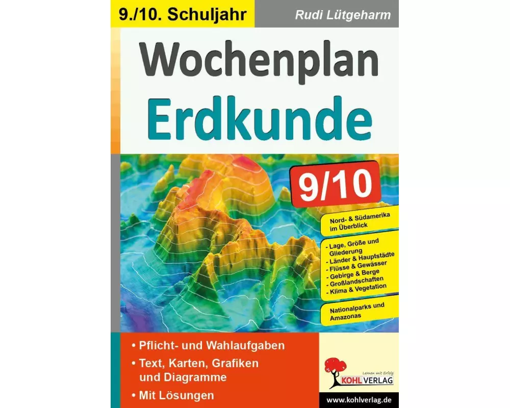 Wochenplan Erdkunde / Klasse 9-10