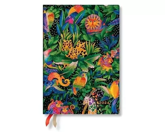 Jungle Song (Whimsical Creations) Midi 12-month Dayplanner 2024