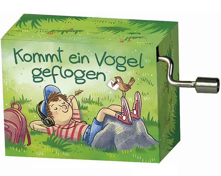 Spieluhr. Kommt ein Vogel geflogen