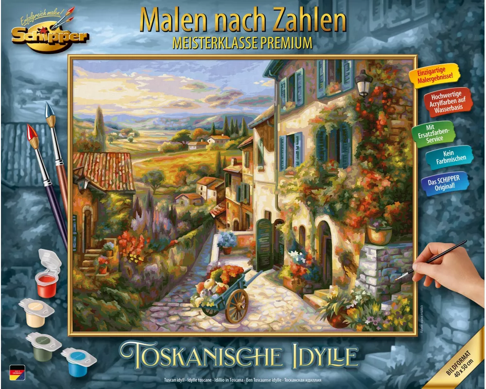 Malen nach Zahlen - Toskanische Idylle