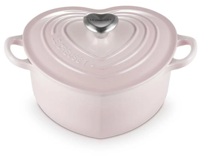 Le Creuset Herz-Bräter Ø 20 cm, Shell Pink