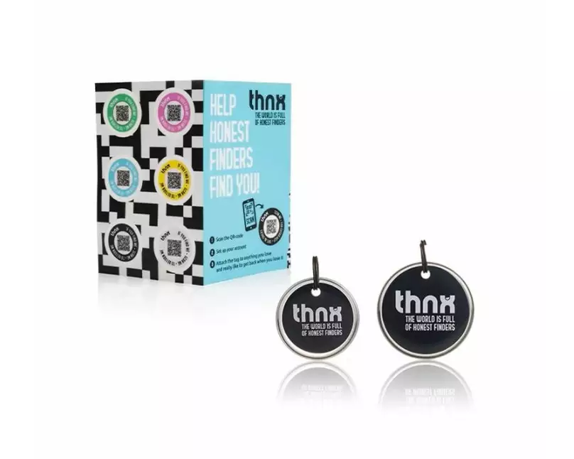 thnxtags Smart Travel Pack Schwarz