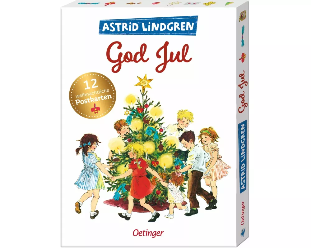 Astrid Lindgren. God Jul. 12 wunderschöne Weihnachtskarten zum Verschicken