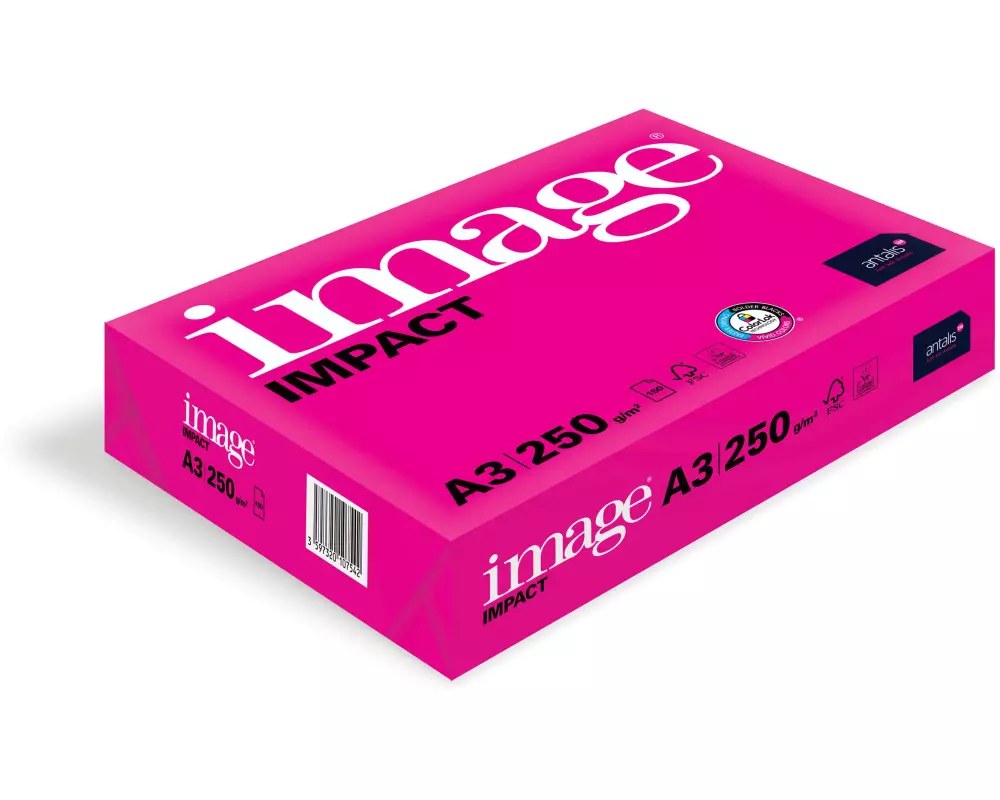 Image Kopierpapier Image Impact A3, Hochweiss, 250 g/m², 125 Blatt