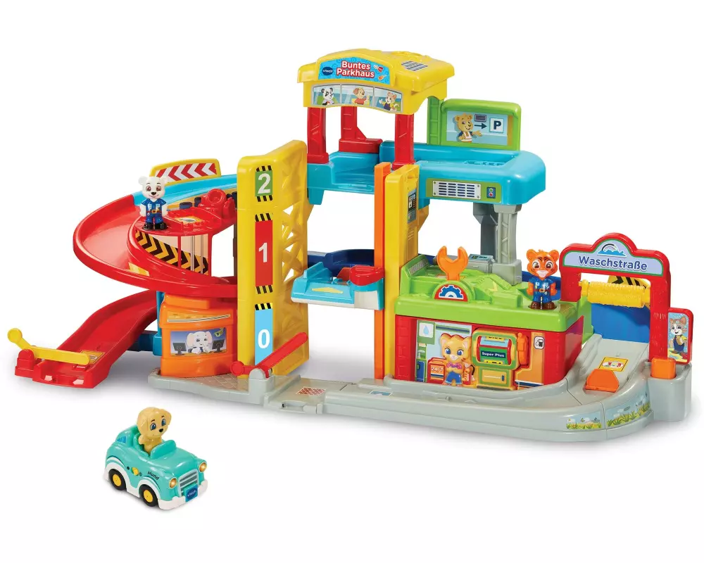 Vtech Tut Tut Baby Flitzer Parkhaus Bunt, mit Licht und Sound