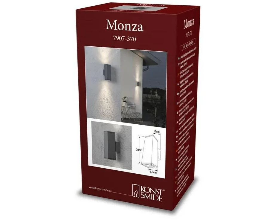 Konstsmide Wandleuchte Monza mit doppeltem Lichtkegel