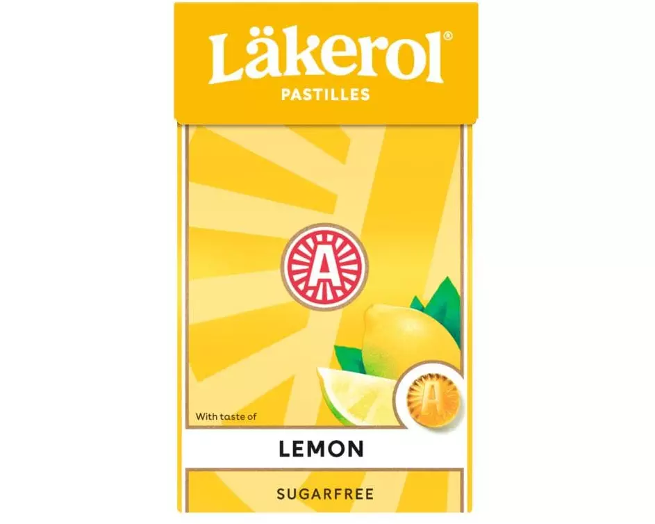 Läkerol Bonbons Lemon Sugarfree 27 g