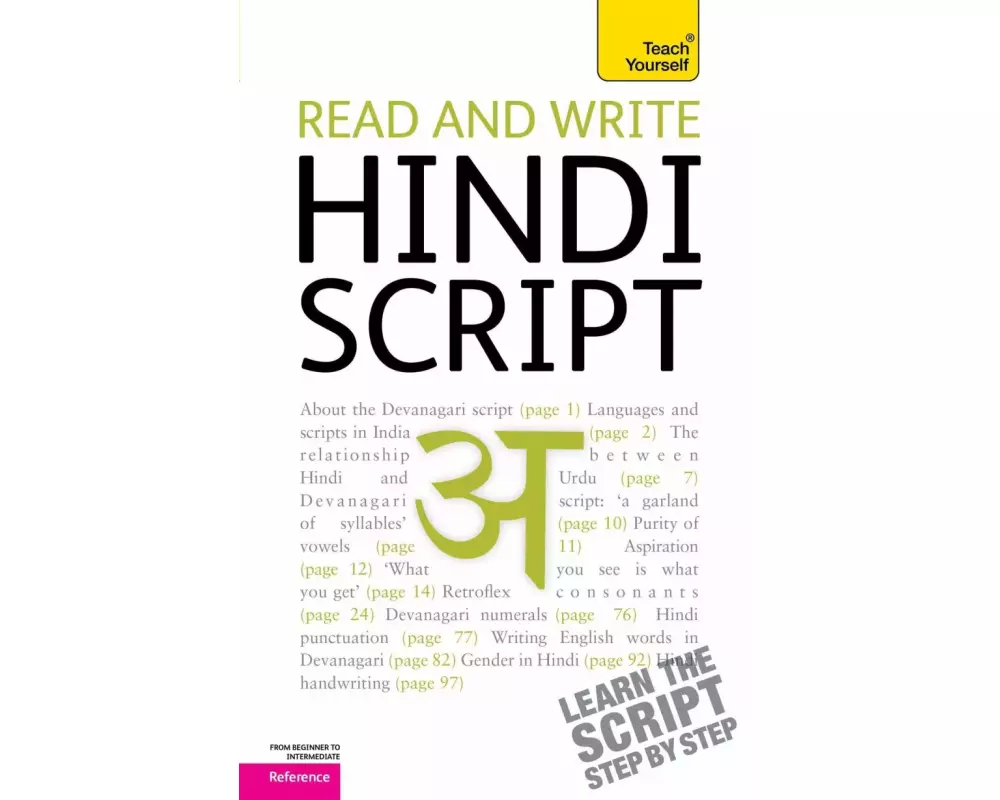 Read and write Hindi script: Teach Yourself