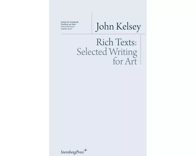 Rich Texts - Selected Writing for Art