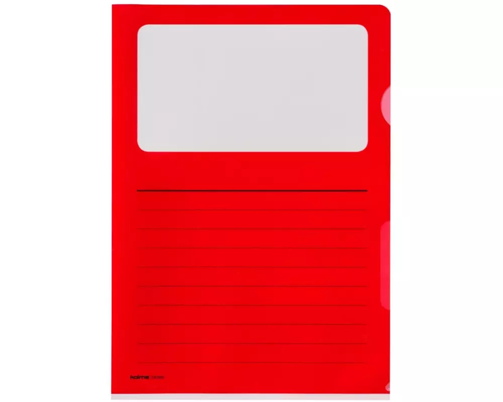 Kolma Sichthülle Visa Dossier Script A4 CopyResistant Rot