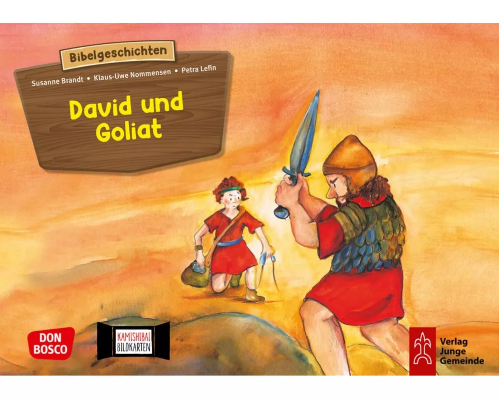 David und Goliat. Kamishibai Bildkartenset