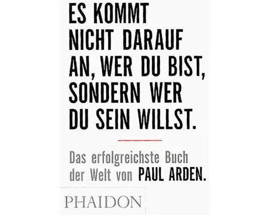 Es kommt nicht darauf an, wer Du bist, sondern wer Du sein willst