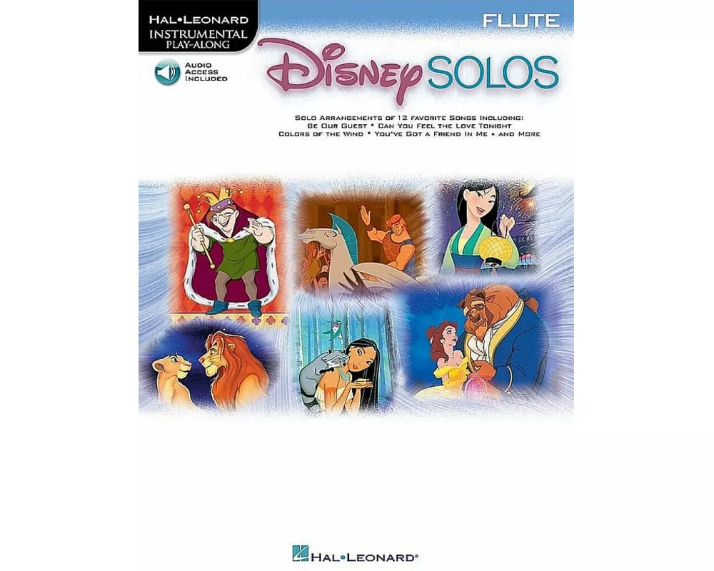 Disney Solos - Instrumental Solos for Flute (Book/Online Audio)