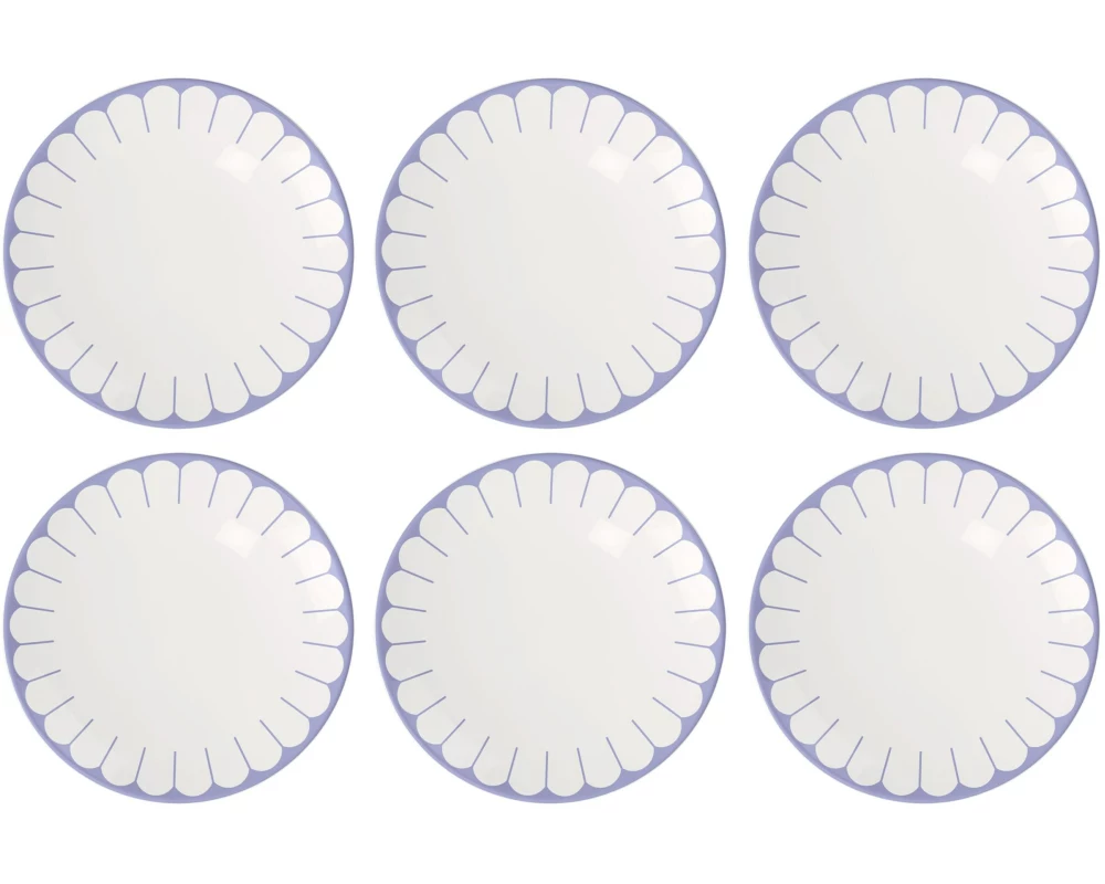 Villeroy & Boch Frühstücks- & Dessertteller Fleur 6 Stück, Blau