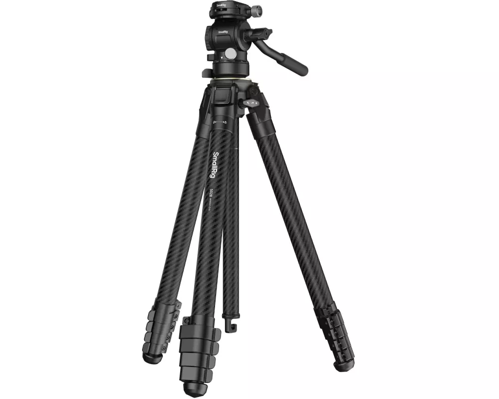 Smallrig Reisestativ Portable Carbon Fiber Travel Tripod Kit