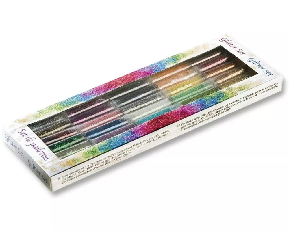Folia Glitzerset 30-teilig