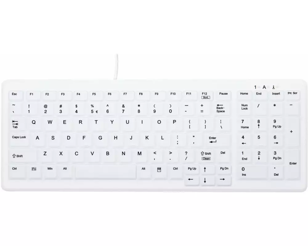 Active Key Tastatur Medical AK-C7000 IP68 QWERTY (US) Weiss