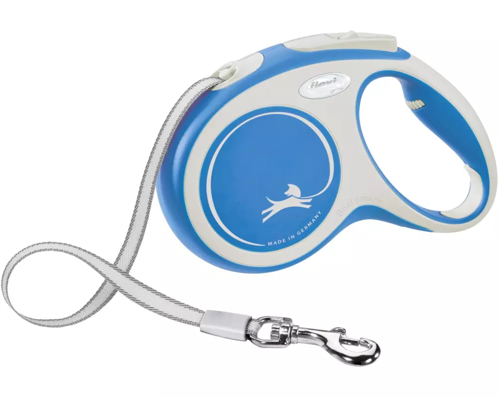 flexi Hundeleine New Comfort Blau M, 5 m