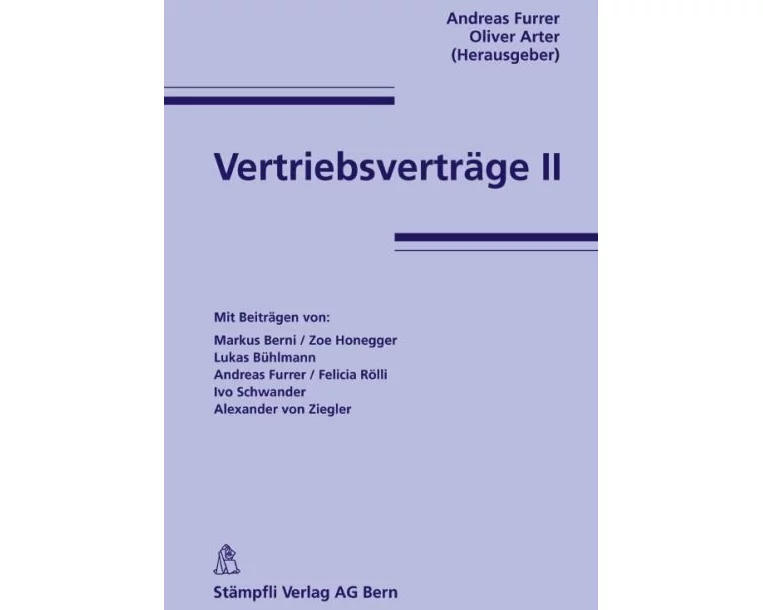 Vertriebsverträge II