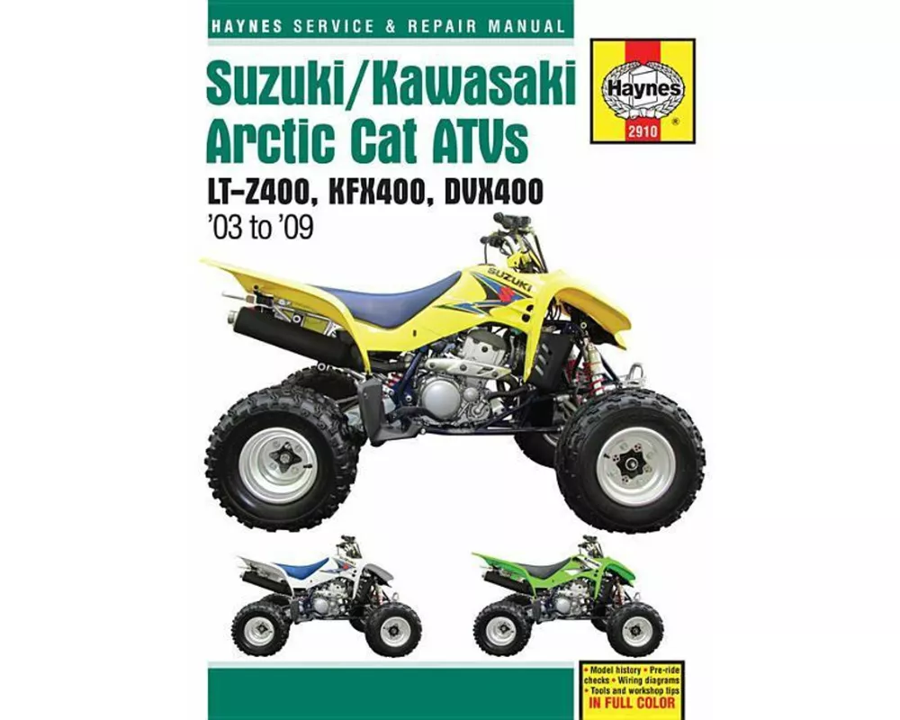 Suzuki/Kawasaki Arctic Cat ATVs (03 - 09)