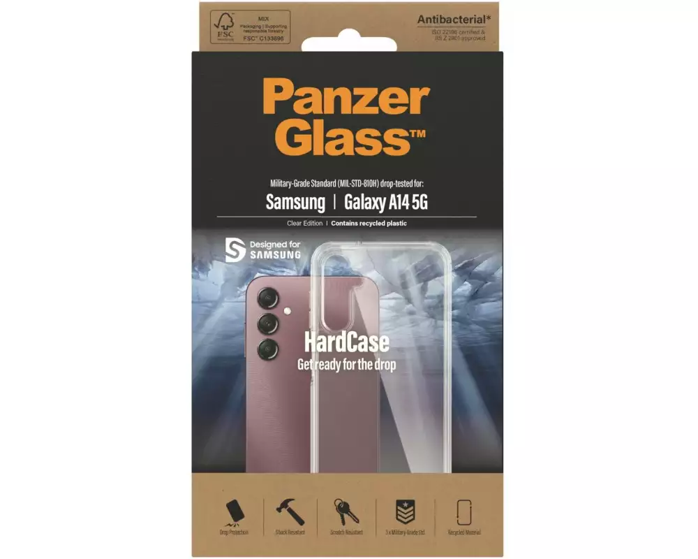 Panzerglass Back Cover HardCase Galaxy A14/Galaxy A14 5G Transparent