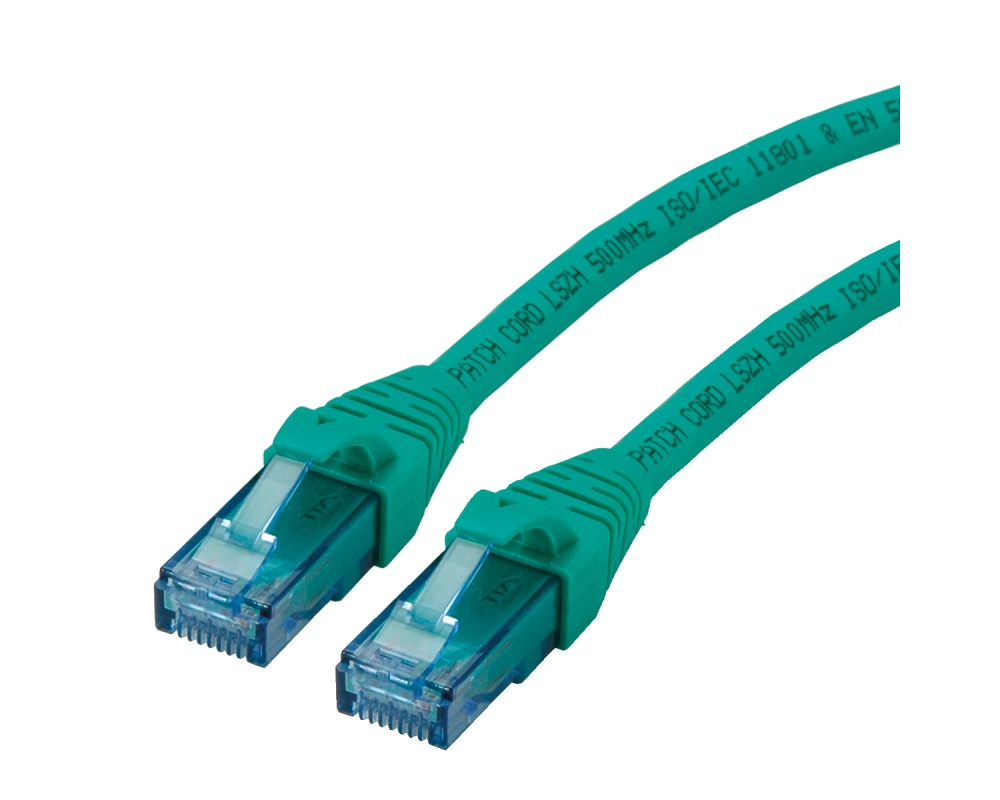ROLINE Patchkabel Cat.6A UTP, Component Level, LSOH, grün, 0,5 m