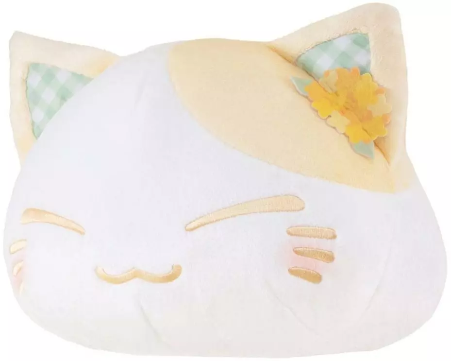 FuRyuu Plüsch Nemuneko Flower Pattern Ear Decoration Gelb
