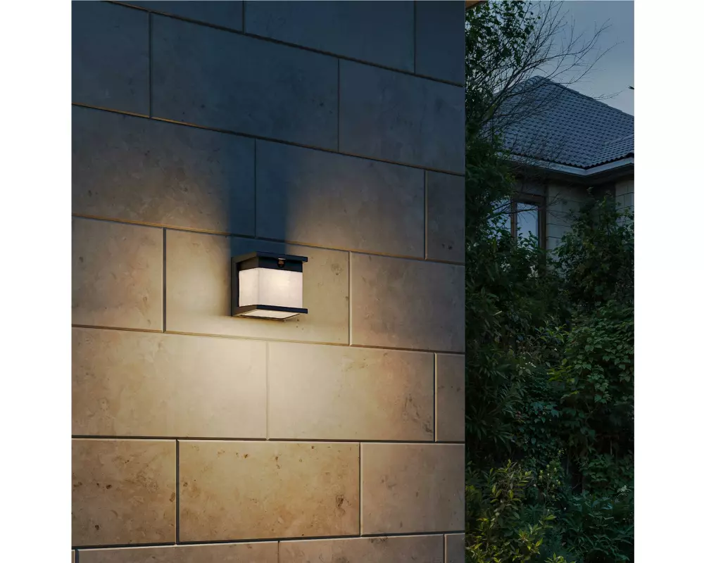 Philips Wandleuchte Diara, 3.8W, 2700 K, 400 lm, Schwarz