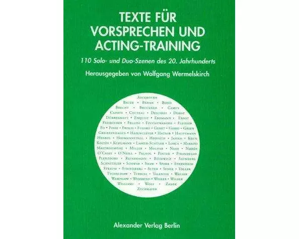 Texte für Vorsprechen und Acting-Training