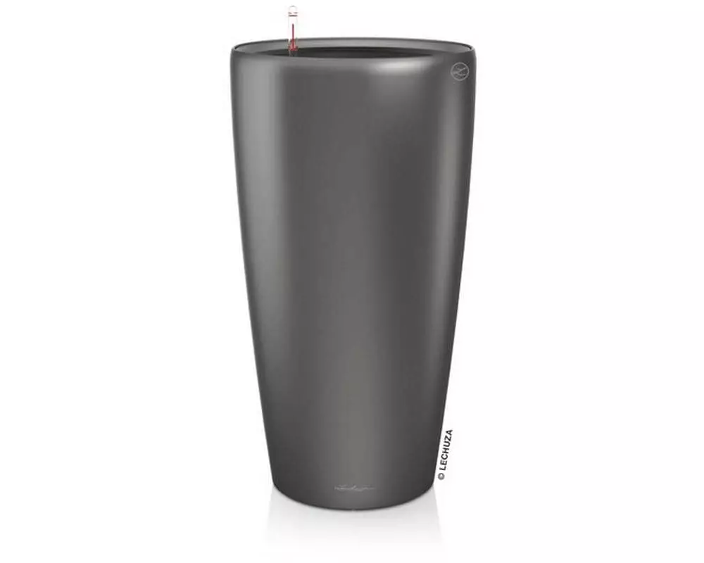 Lechuza RONDO Premium 32 Anthrazit/Metall