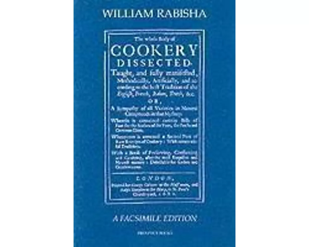 The Whole Body of Cookery Dissected
