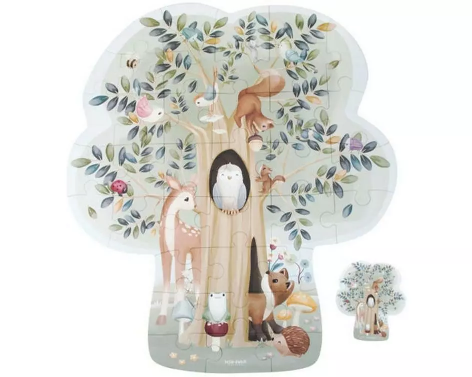 Little Dutch Bodenrätsel Forest Friends FSC 37-teilig
