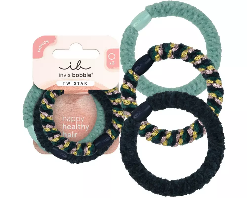 Invisibobble Haargummi Twistar Blue Balance, 3 Stück