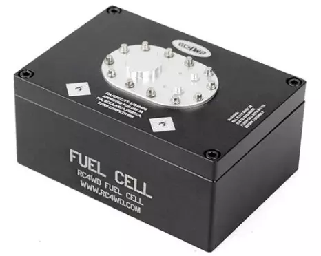 RC4WD Empfängerbox Benzintank Attrappe, Schwarz, Aluminium, 1:10