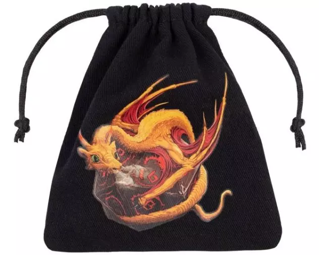 Q Workshop Würfelbeutel Dragon Black & adorable Dice Bag