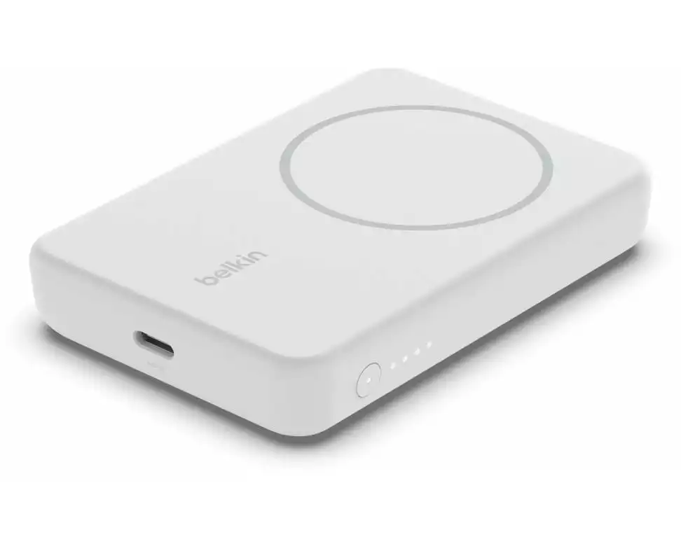 Belkin Powerbank Boost Charge kabellos 5000 mAh Weiss