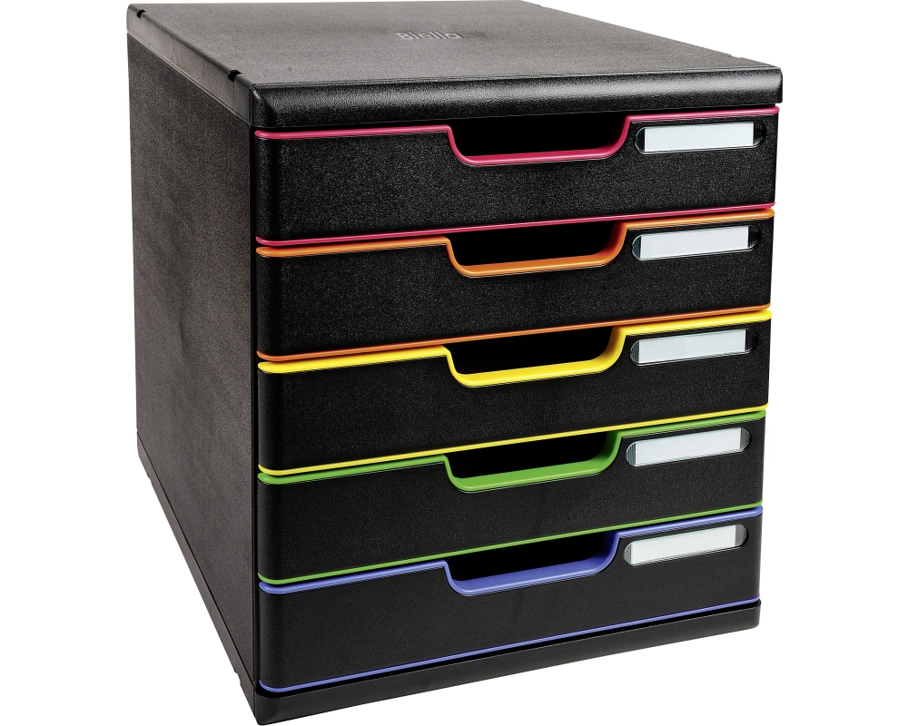 EXACOMPTA Ablagebox Modulo Classic 301914D 5 Schubladen, harlekin