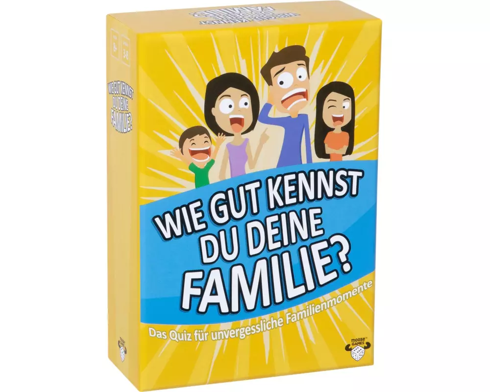 moose Kartenspiel Wie gut kennst Du Deine Familie