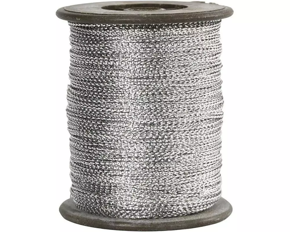 Creativ Company Anhängerband 0.5 mm x 100 m, Silber