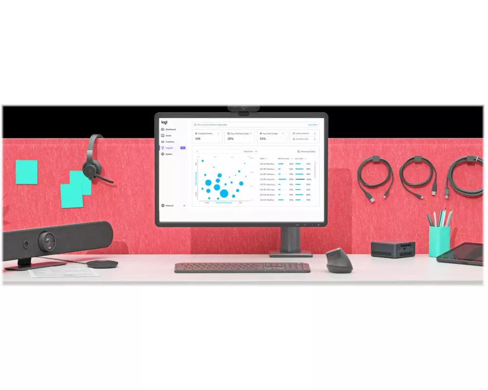 Logitech Rally Bar Mini - GRAPHITE - EMEA - PLUG - SWISS