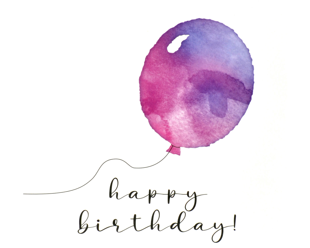 ABC Geburtstagskarte Ballon 1120008000 15x15cm