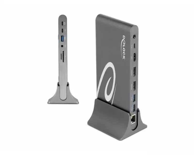 Delock Dockingstation USB-C – USB/SD/LAN/HDMI/DP PD 85W