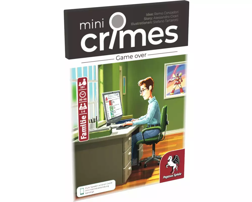 Pegasus Spiele Kartenspiel MiniCrimes – Game over -DE-