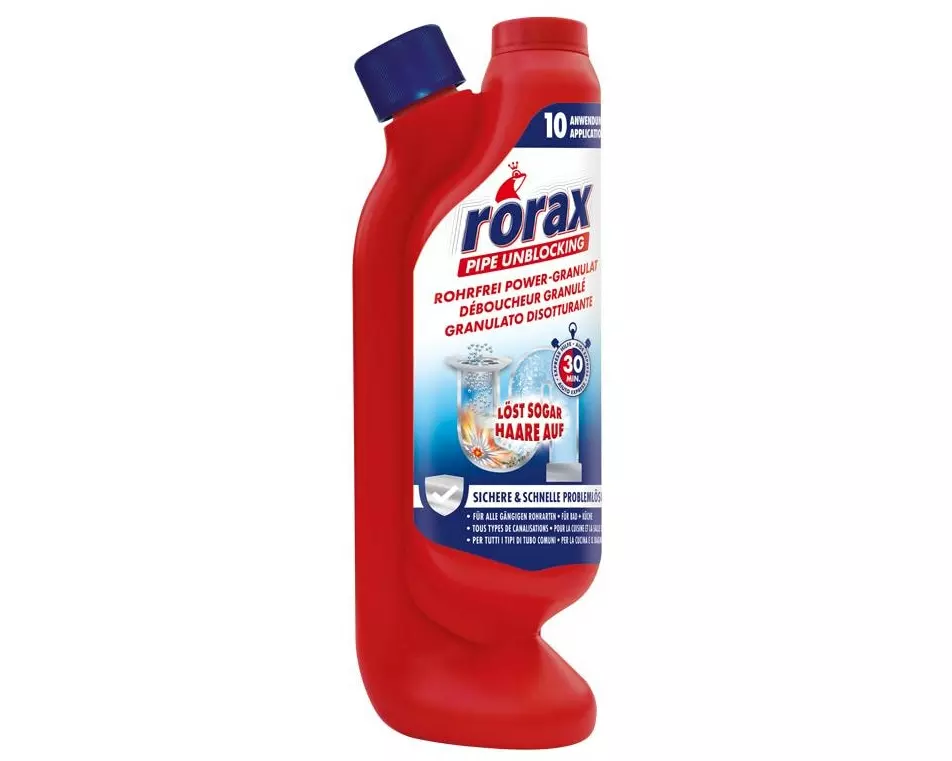 Rorax Abflussreiniger Power-Granulat Rohrfrei 600 g