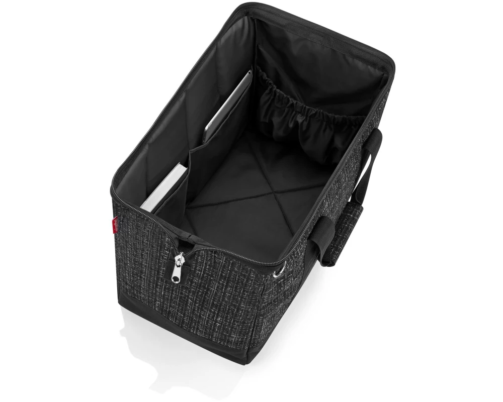 Reisenthel Schultertasche Allrounder L Bouclé Black