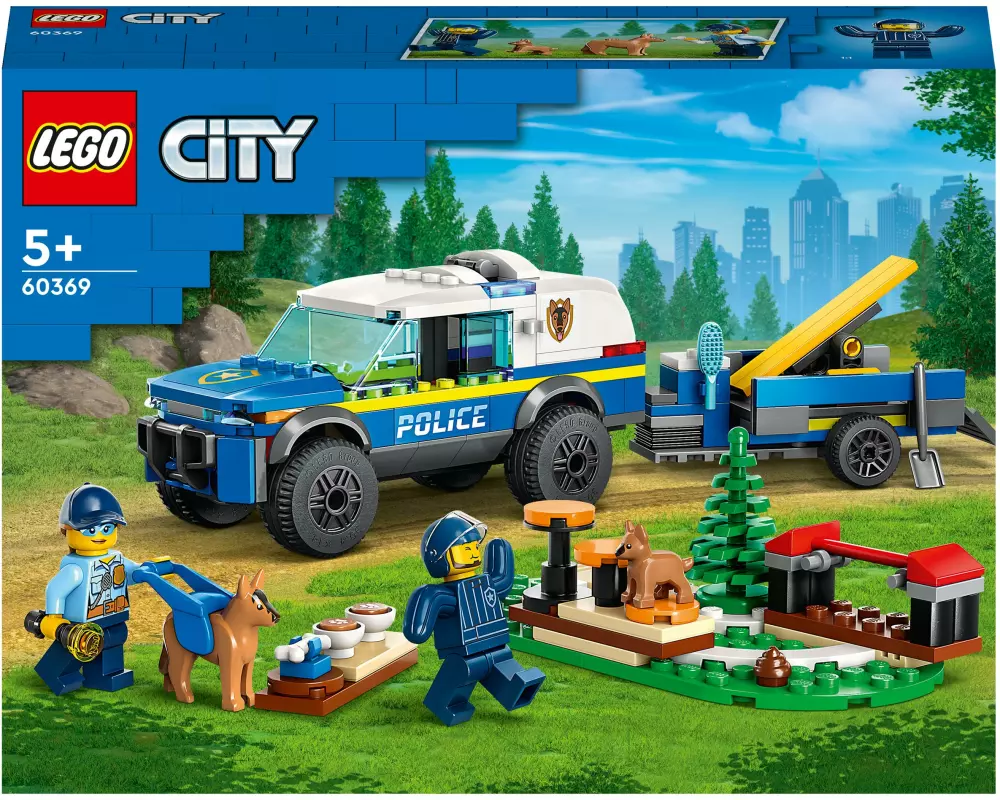 LEGO® City Mobiles Polizeihunde-Training 60369