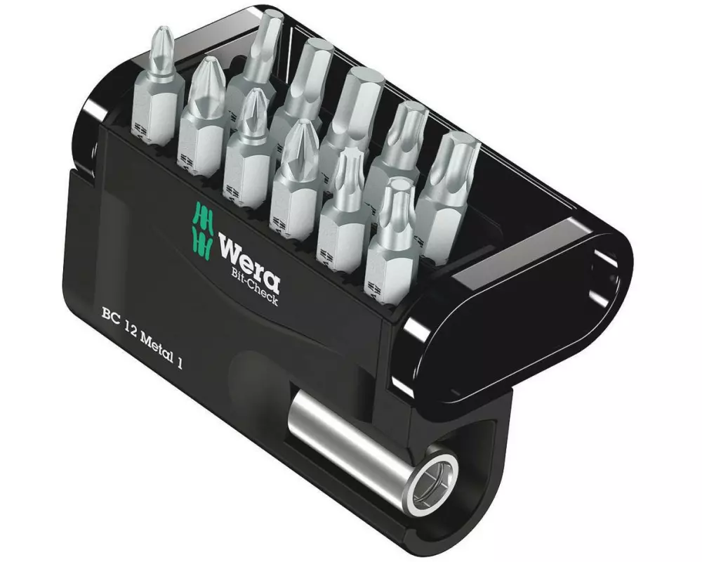Wera Bit-Set Bit-Check 12 Metal 1, 12-teilig