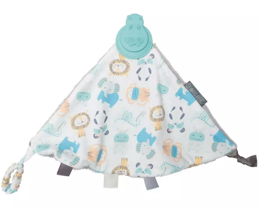 Cheeky Chompers Schmusetuch mit Beissring Cheeky Animals 44 x 30 cm