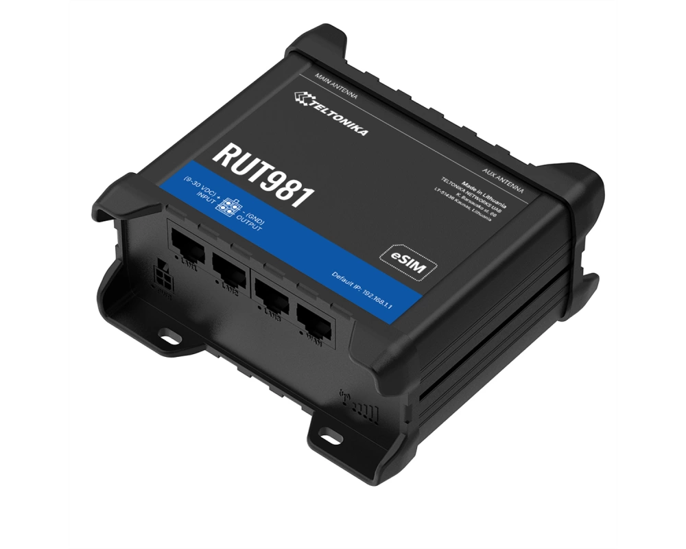 TELTONIKA RUT981 CAT4 LTE Router Dual SIM und eSIM