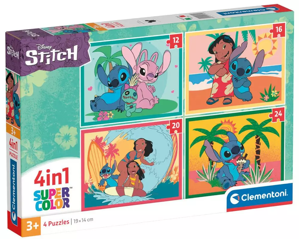 Clementoni Puzzle Stitch 4-in-1